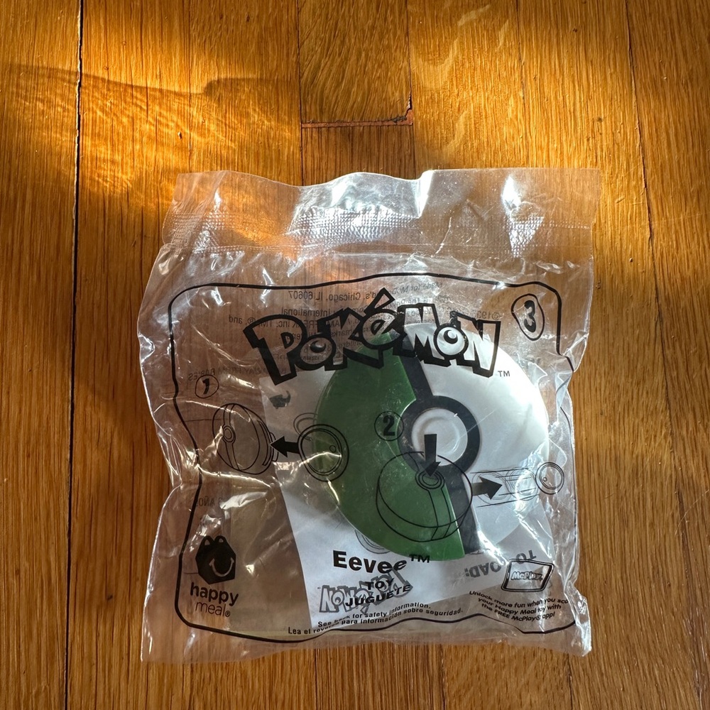 2019 Pokemon x McDonalds Sealed Eevee Toy